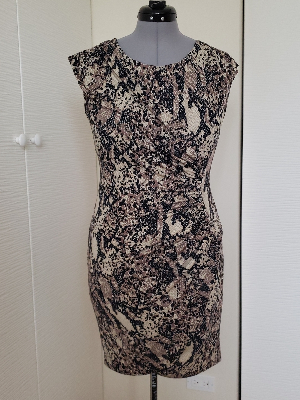 Kenneth Cole Snakeskin Print Dress Size 6